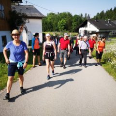 Viele wanderfreudige Kirchhamer/innen und Kinder machten sich  zur 10. Bankerlroas auf den Weg!