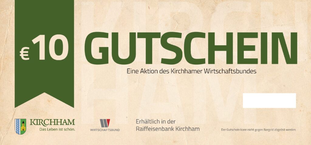Kirchhamer Gutscheine – Einkaufen, genießen und die regionale Wirtschaft stärken