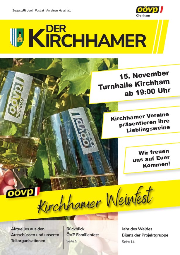 Neue Ausgabe „Der Kirchhamer“
